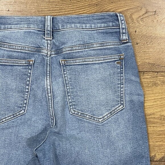 Madewell Jeans Womens 26 Stovepipe Euclid Wash Stretch Crop Medium Wash Straight - Picture 11 of 15